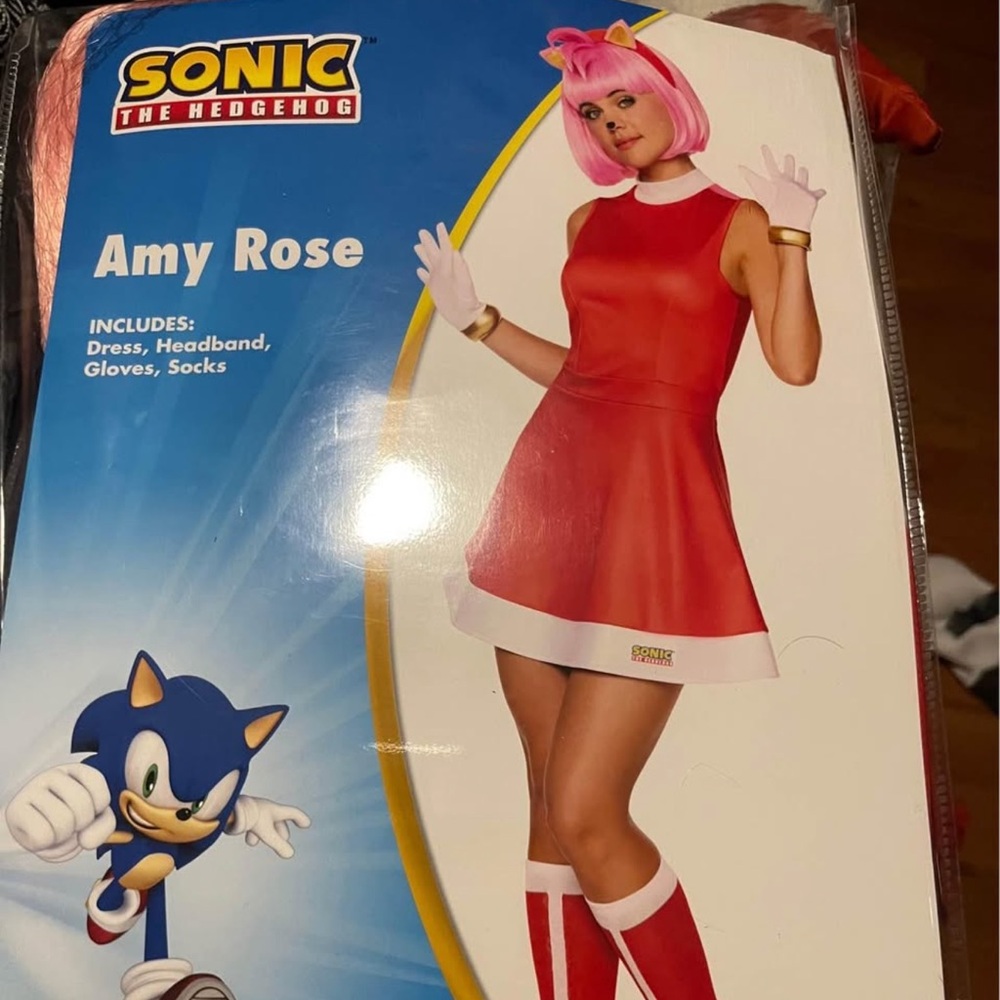 Spirit Amy Rose Kids Costume - Red and White